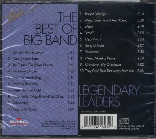 Various Artists - The Best Of Big Band Legendary Leaders - Click Image to Close